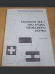 Pracovní sešit pro výuku německého jazyka - náhled