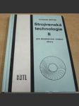 Strojírenská technologie II - náhled