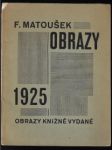 F. matoušek - obrazy 1925 - náhled