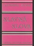 Slavná slova - latinská rčení - náhled