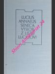 Výbor z listů luciliovi - seneca lucius annaeus - náhled