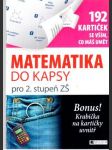 Matematika do kapsy pro 2. stupeň ZŠ - náhled