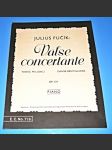 Fučík / noty : klavír - Valse concertante - Tanec milionů, Op.121 - náhled