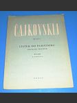 Čajkovskij / noty : Klavír : Lístek do památníku, Op.19, č.3 - náhled