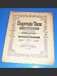 Brahms / noty : Klavír, housle : Ungarische Tänze - náhled