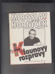 Klaunovy rozpravy (Úvahy, fejetony, rozhovory, ankety z let 1956-1986) - náhled