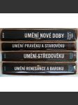 Umění a lidstvo, Larousse 1-4 KOMPLET Dějiny umění světa - Umění pravěku a starověku, Umění středověku, Umění renesance a baroku, Umění nové doby [architektura malba sochařství obrazy sochy stavby starověk antika středověk gotika baroko] - náhled