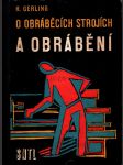 O obráběcích strojích a obrábění - náhled