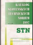 Katalóg slovenských technických noriem 1997 - náhled