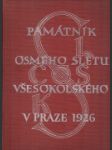 Památník osmého sletu všesokolského v Praze 1926 - náhled