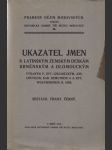 Ukazatel jmen k latinským zemským deskám brněnským a olomouckým 2. - náhled