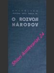 Encyklika svätého otca pavla vi. o rozvoji národov - pavol vi. - náhled