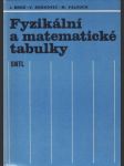 Fyzikální a matematické tabulky - náhled