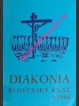 Diakonia - slovenský kňaz 4 / 1984 - náhled