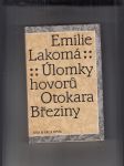 Úlomky hovorů Otokara Březiny - náhled