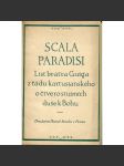 Scala paradisi. List bratra Guiga z řádu kartusianského o čtvero stupních duše k Bohu - náhled