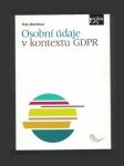 Osobní údaje v kontextu GDPR - náhled