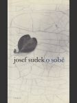 Josef Sudek O sobě - náhled