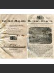 Das National-Magazin, ročník 1, 1834, č. 1-52 [komplet; ilustrovaný časopis; xylografie; dřevoryty; rytiny; veduty; Štefan Nemečkay; István Nemecskay; Hrnčiarovce nad Parnou; Dojč] - náhled