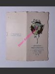 VĚNEČEK ABITURIENTŮ c.k. vyššího gymnasia v Jindř. Hradci 18. července 1908 / Secese / - náhled