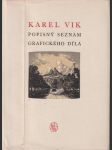 Karel vik popisný seznam grafického díla - náhled