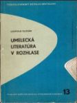 Umelecká literatúra v rozhlase - náhled