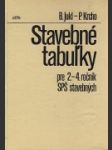 Stavebné tabuľky - náhled