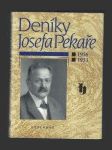 Deníky Josefa Pekaře - náhled