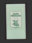 Slova přátelům: Z duchovního odkazu "arciděkana Šumavy" - náhled