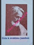 Úcta k svätému jozefovi - modlitby a pobožnosti - zamkovský michal, c.s.s.r. - náhled