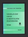 Vzdělávání osob s mentálním postižením - náhled