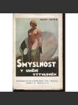 Smyslnost v umění výtvarném [erotika; zajímavá obálka] - náhled