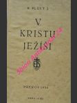 V kristu ježíši ... " in christo jesu " - plus raoul s.j. - náhled