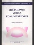 Liberalizmus verzus komunitarizmus - náhled