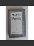 Apologie. Kriton. protagoras. Ion. Hippias II. Charmides. Laches. Euthyphron. Gorgias. Briefe (edice: Sämtliche Werke 1) [Platón, mj. Obrana Sókratova, Kritón, Dopisy; antika, Staré Řecko, filozofie) - náhled