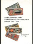 Nerealizované návrhy Československých papírových platidel 1918-1988 - náhled