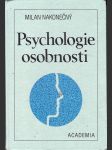 Psychologie osobnosti - náhled