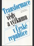 Transformace vědy a výzkumu v České republice - náhled