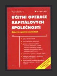 Účetní operace kapitálových společností daňové a právní souvislosti - náhled