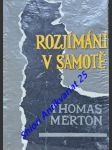 Rozjímání v samotě - merton thomas - náhled