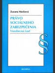 Právo sociálneho zabezpečenia - náhled