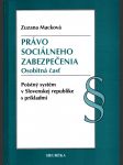 Právo sociálneho zabezpečenia - osobitná časť - náhled