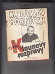 Klaunovy rozpravy (Úvahy, fejetony, rozhovory, ankety z let 1956-1986) - náhled