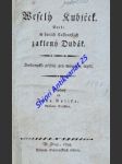 Weselý Kubíček. Aneb : w horách Kassparských zaklený Dudák - Hystorycký příběh pro wyraženj mysli - RULÍK Jan - náhled