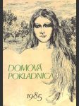 Domová pokladnica 1985 - náhled