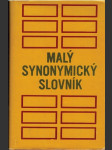 Malý synonymický slovník (1983) - náhled