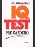 IQ test pro každého - náhled