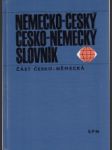 Německo český a česko německý slovník - náhled