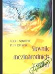 Slovník mezinárodních vztahu - náhled