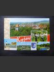 Kyjov - celkový pohled, Kyjovské kraje, Gottwaldovo náměstí, Nemocnice, Koupaliště - náhled